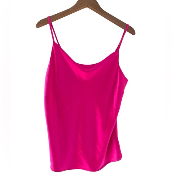 Skip es Are Blue Hot Pink Spaghetti Strap Top - Picture 1 of 6